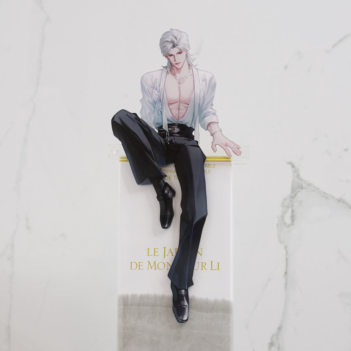 Sylus Long Legged Borderless Sitting Standee