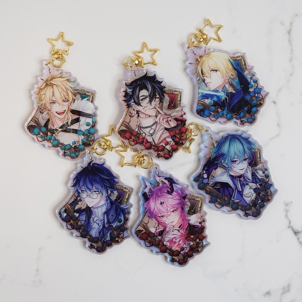 Genshin Impact Acrylic Charms | Sacrilege Series