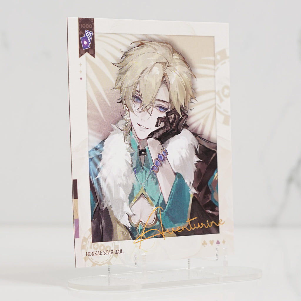 Aventurine Polaroid Print 'Gambit's Allure'