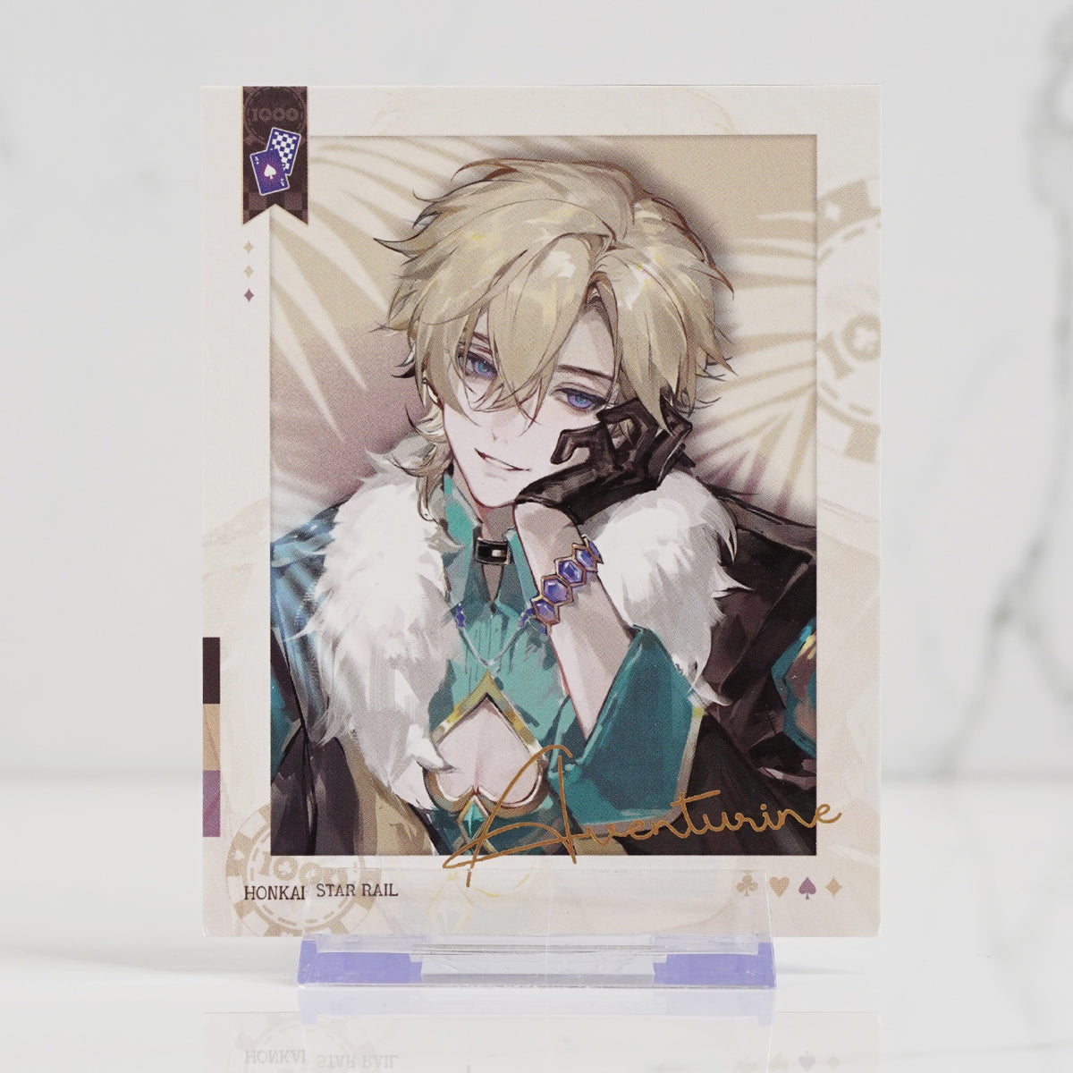 Aventurine Polaroid Print 'Gambit's Allure'