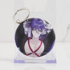 Genshin Impact 3D Chest Button Keychains