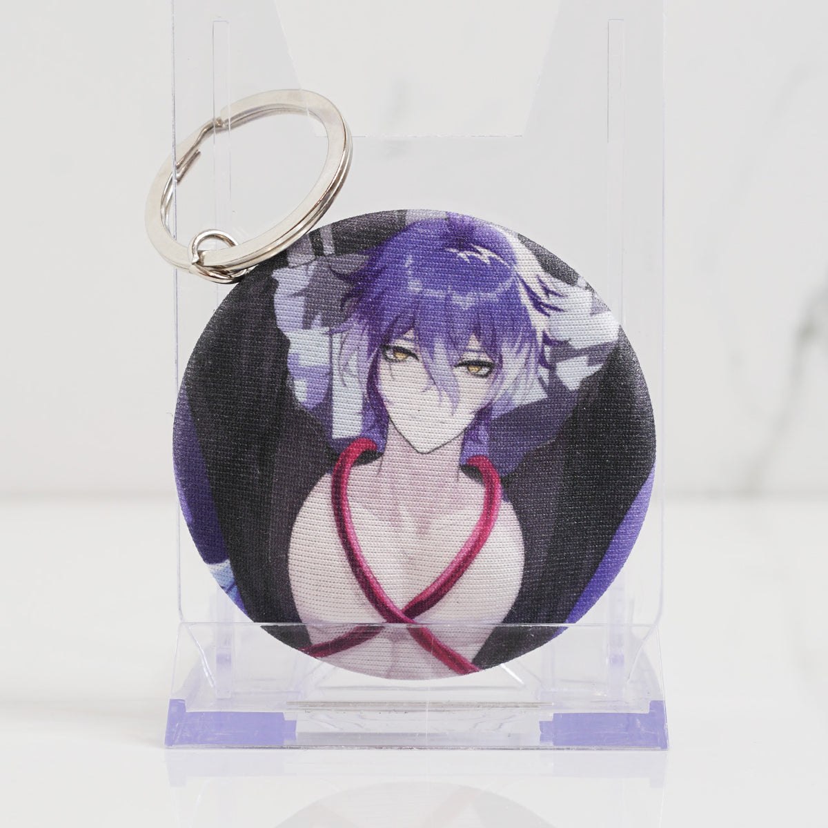 Genshin Impact 3D Chest Button Keychains
