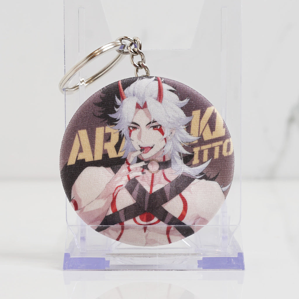 Genshin Impact 3D Chest Button Keychains