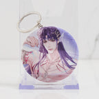 Love and Deepspace 3D Chest Button Keychains