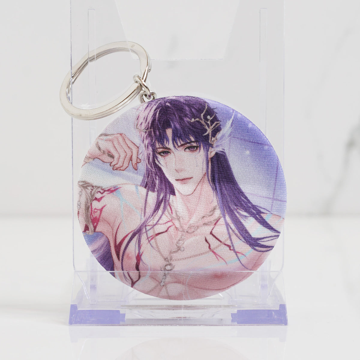 Love and Deepspace 3D Chest Button Keychains