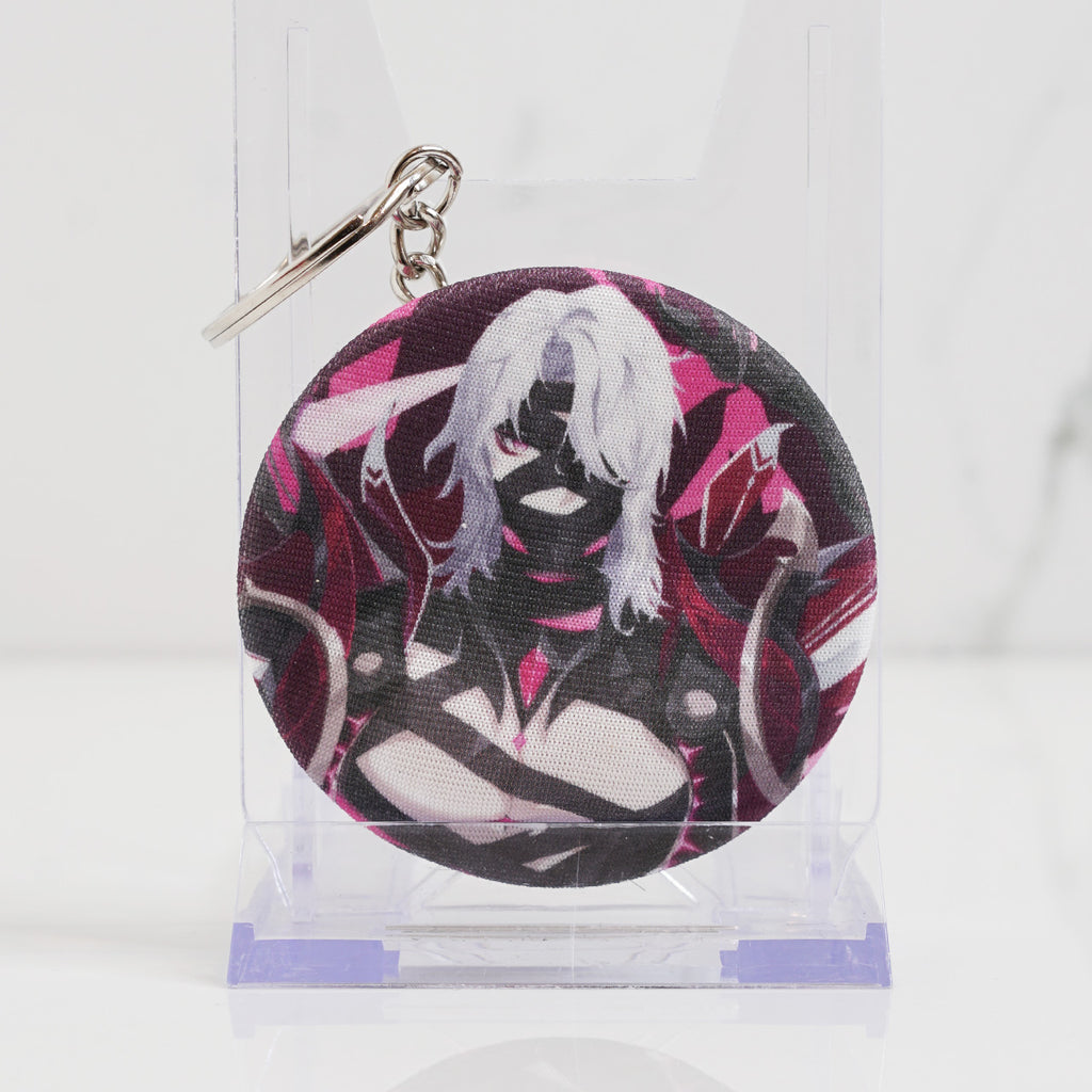 Genshin Impact 3D Chest Button Keychains
