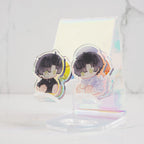Love and Deepspace Two-Sided Rainbow Acrylic Clips 2.3" / 6cm