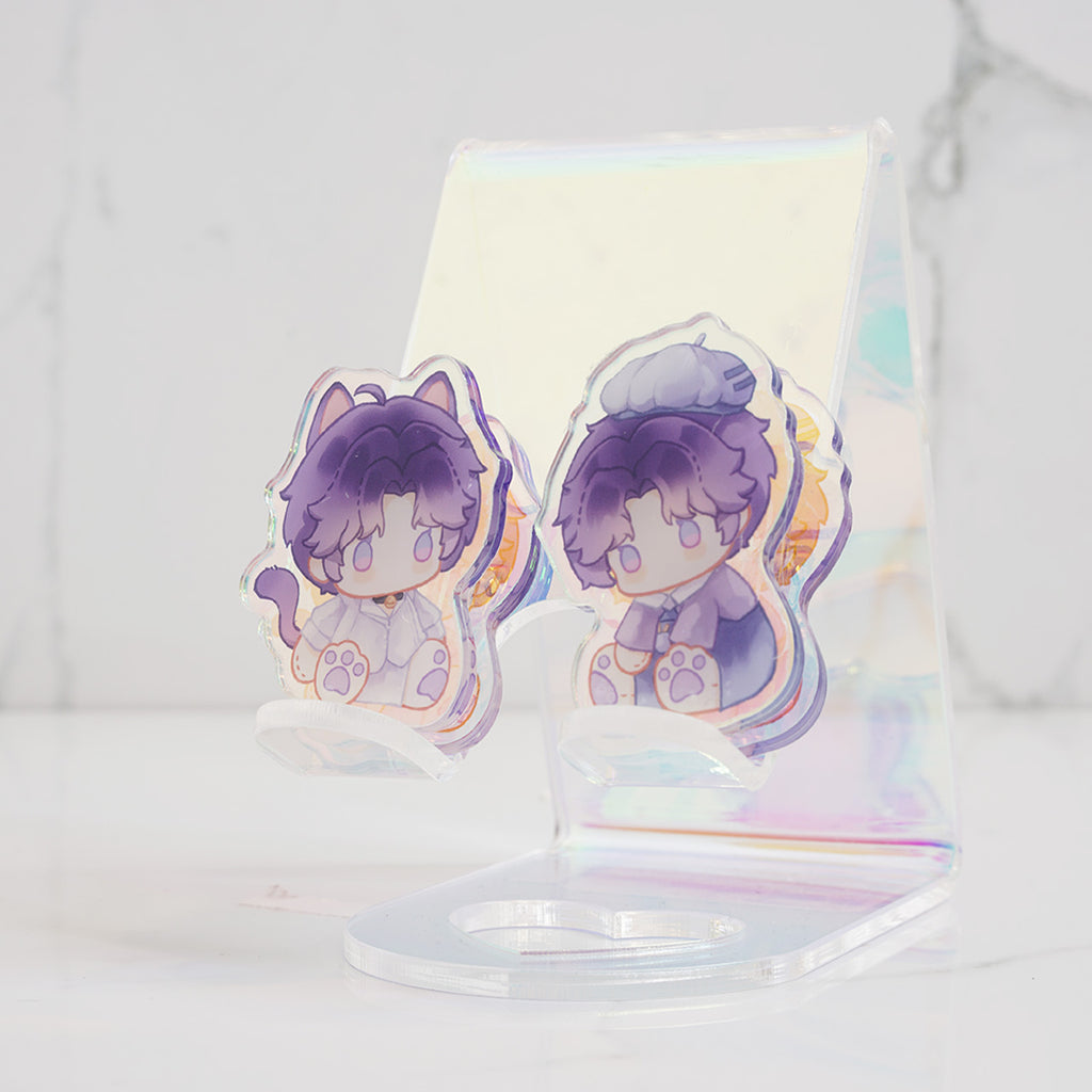 Love and Deepspace Two-Sided Rainbow Acrylic Clips 2.3" / 6cm