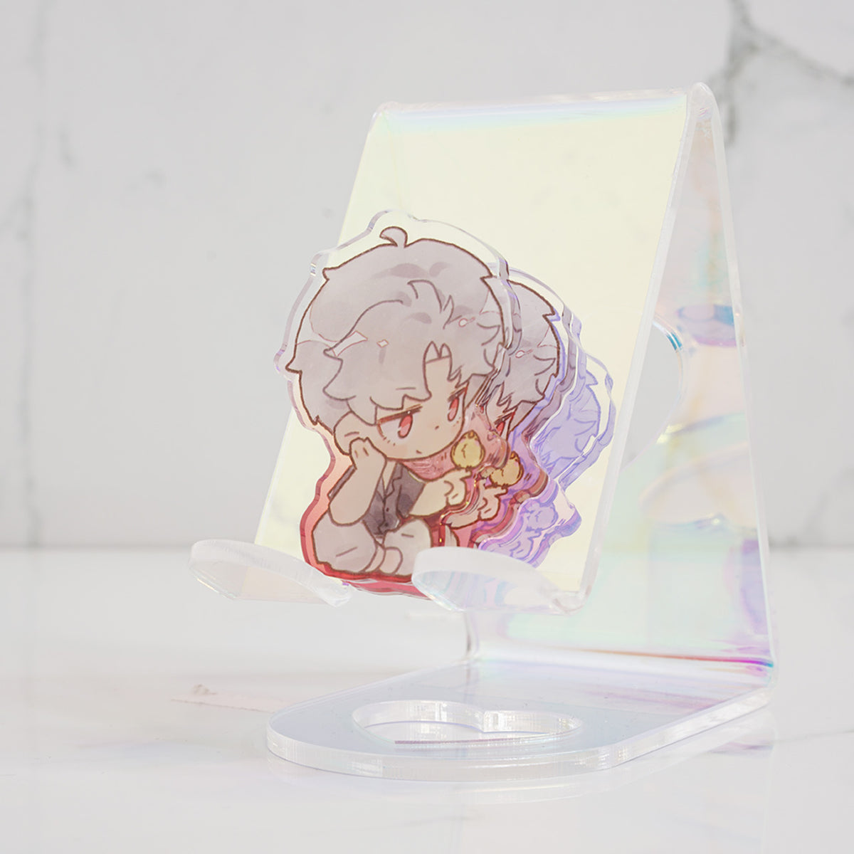 Love and Deepspace Two-Sided Tinted Acrylic Clips 2.5" / 7cm | Bird Series