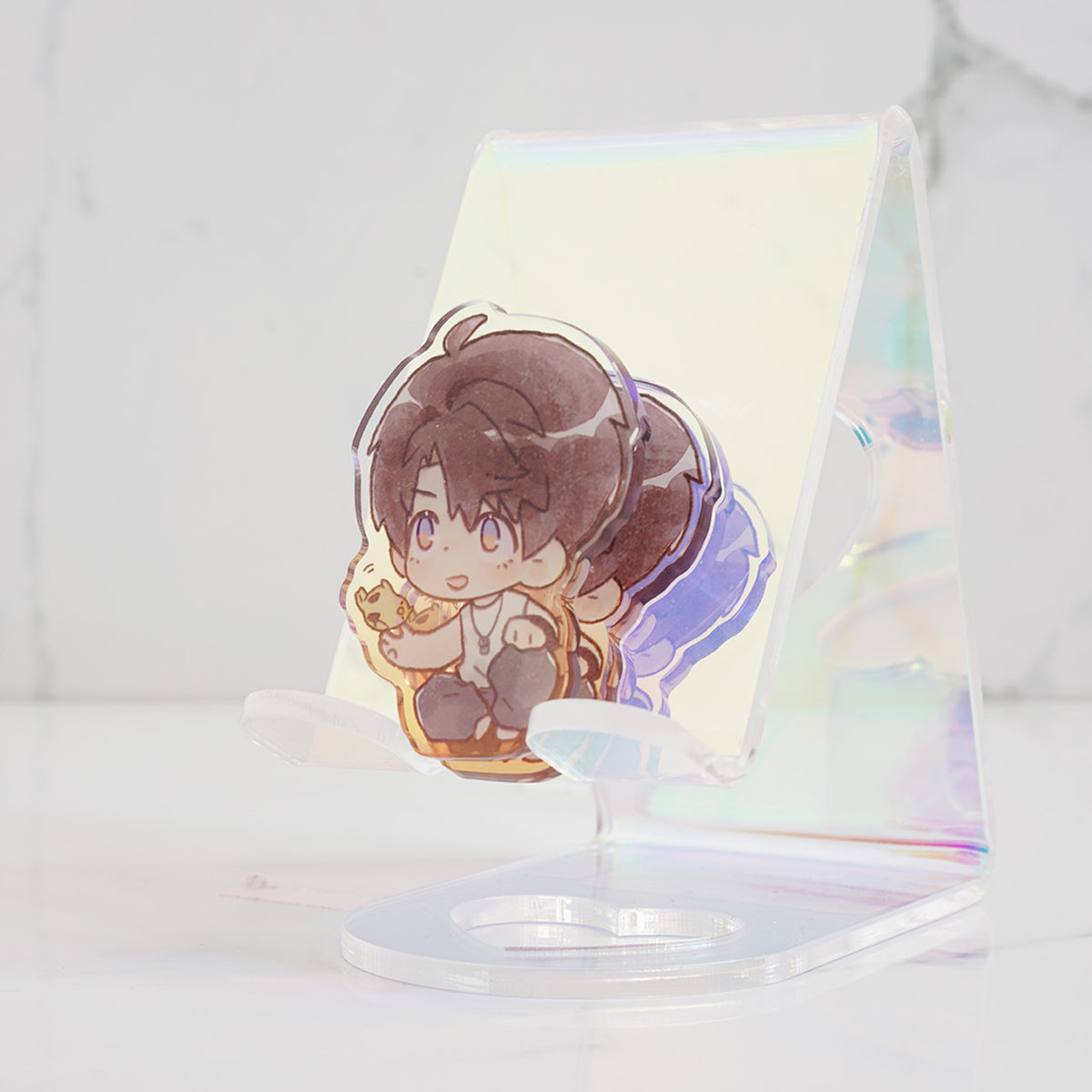 Love and Deepspace Two-Sided Tinted Acrylic Clips 2.5" / 7cm | Bird Series