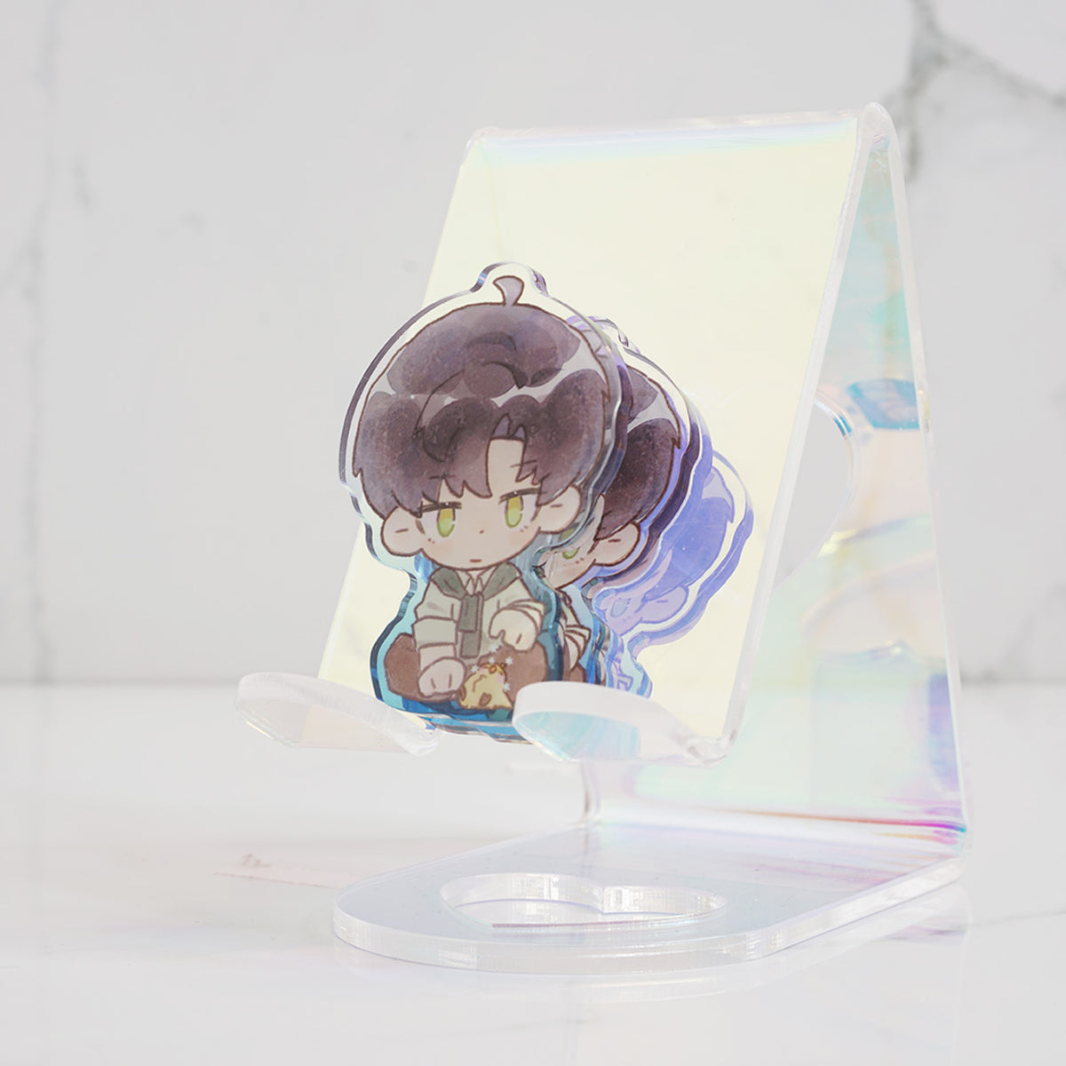 Love and Deepspace Two-Sided Tinted Acrylic Clips 2.5" / 7cm | Bird Series