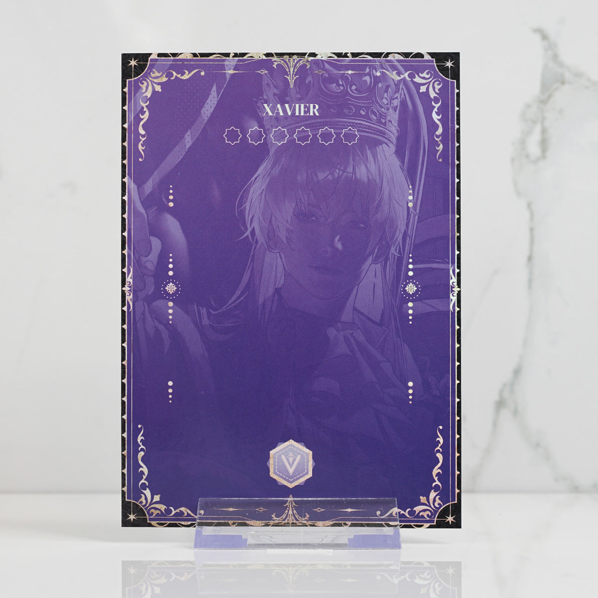 Xavier Foil Postcard Print | Military Series
