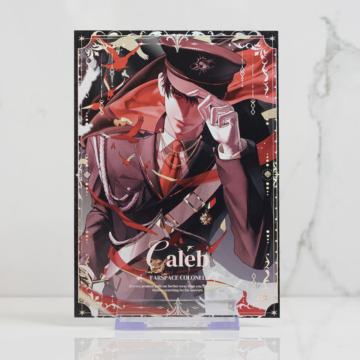 Caleb Foil Postcard Print | Military Series