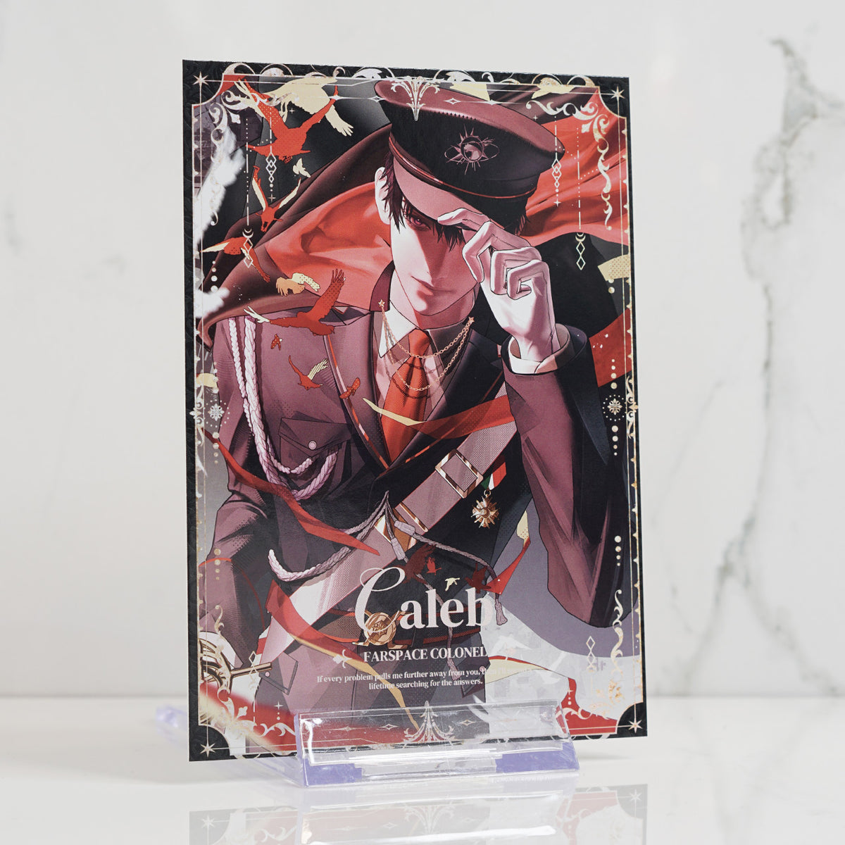 Caleb Foil Postcard Print | Military Series