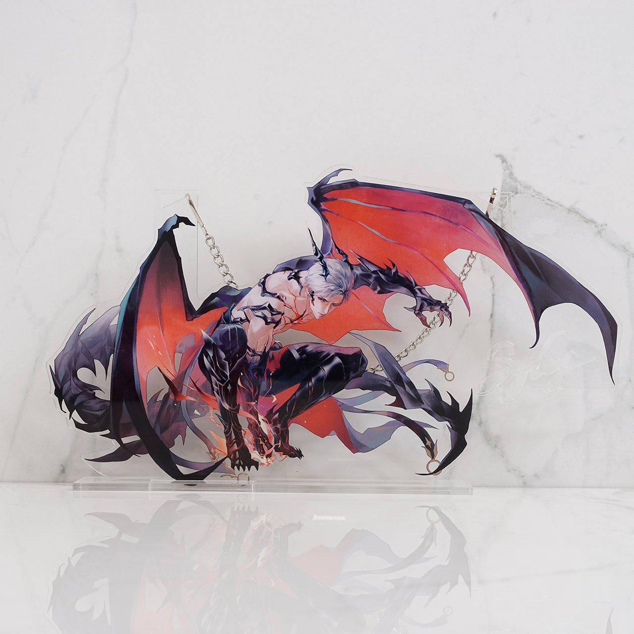Abyss Dragon Sylus Huge Hanging Standee With Decor Name Piece