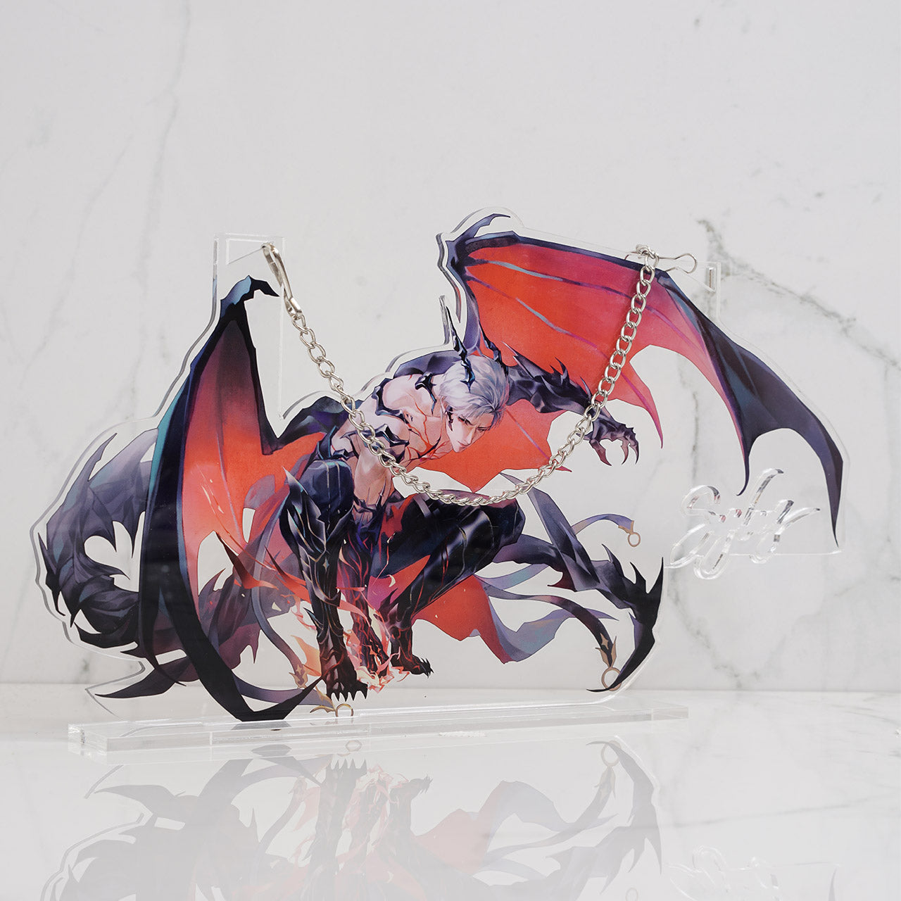 Abyss Dragon Sylus Huge Hanging Standee With Decor Name Piece