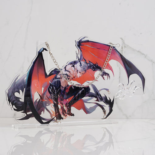 Abyss Dragon Sylus Huge Hanging Standee With Decor Name Piece