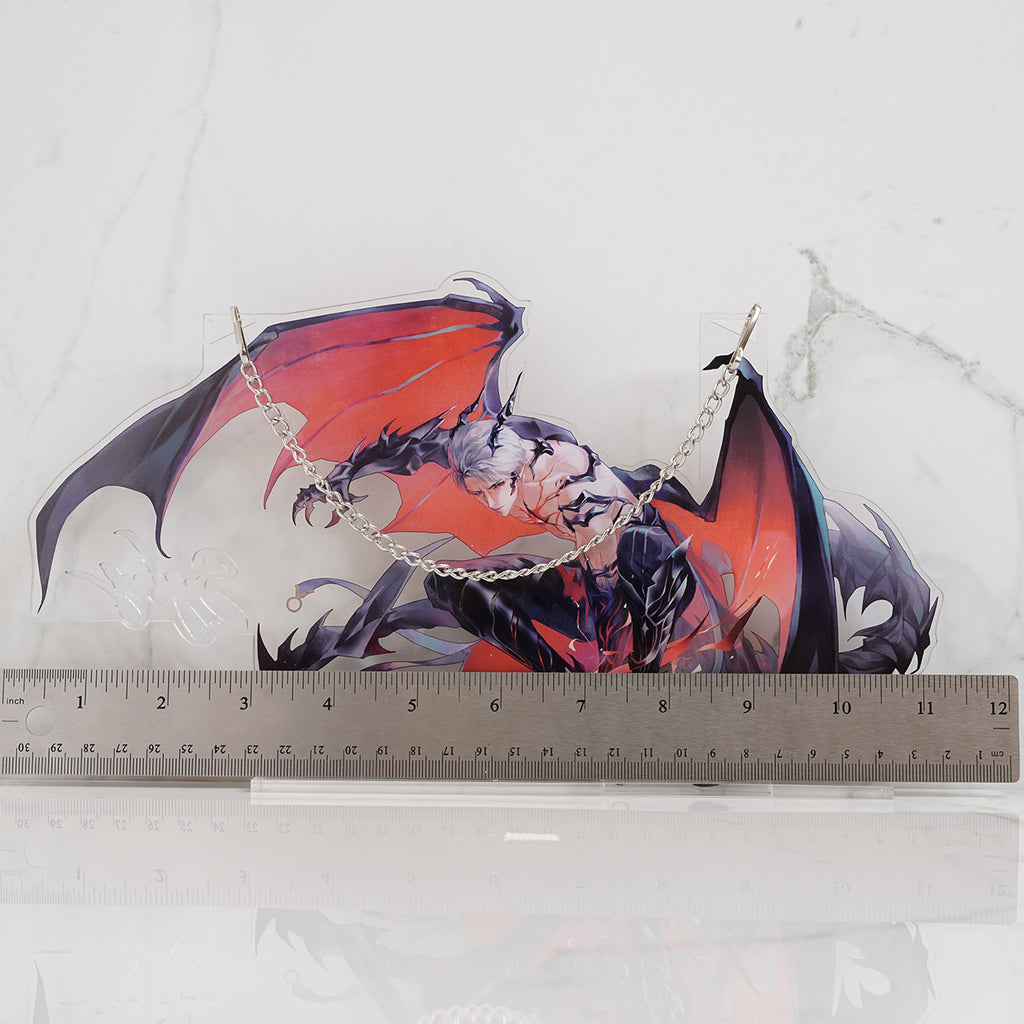 Abyss Dragon Sylus Huge Hanging Standee With Decor Name Piece
