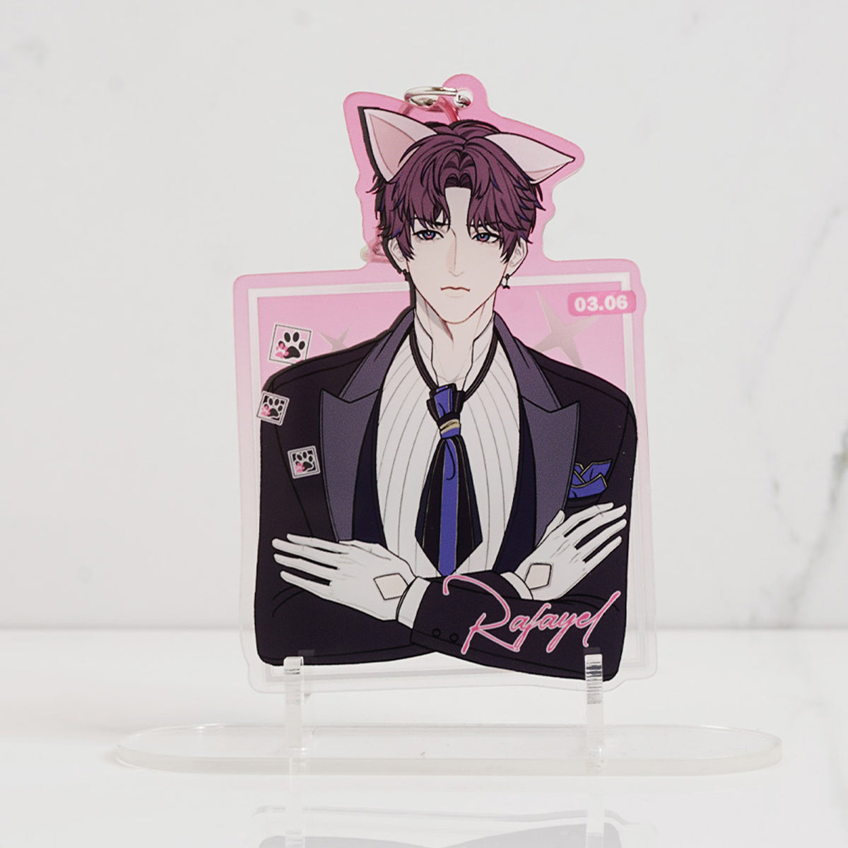 Love and Deepspace Acrylic Charms 'Yes, Cat Caretaker'