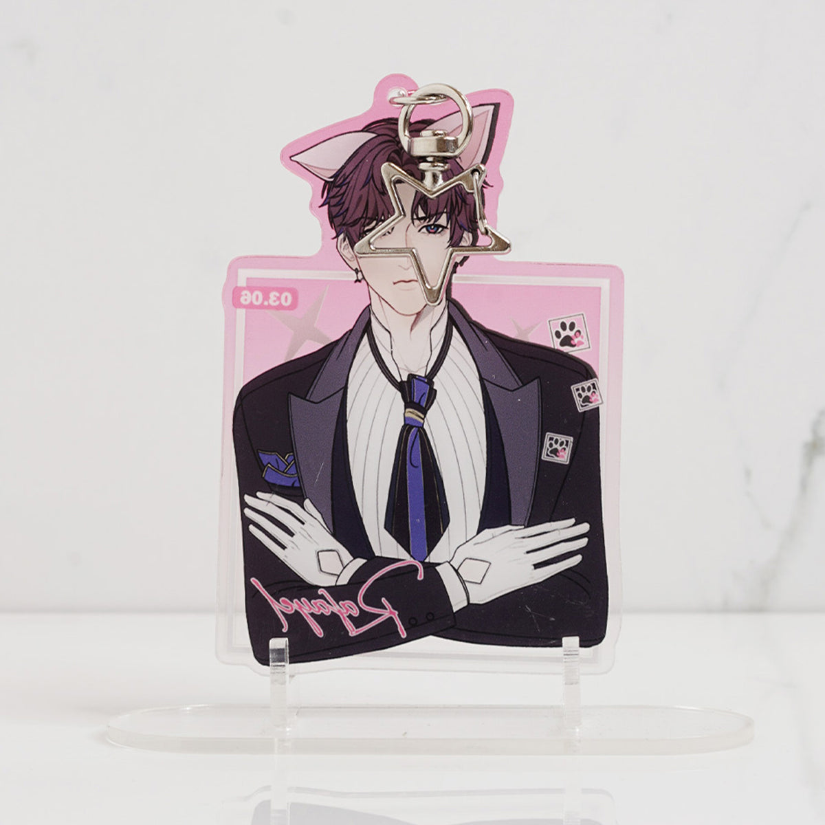 Love and Deepspace Acrylic Charms 'Yes, Cat Caretaker'