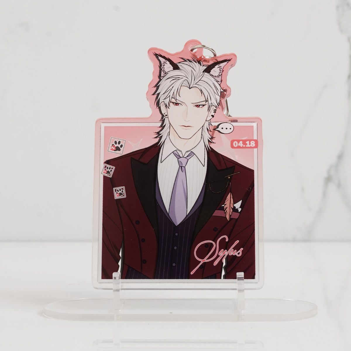 Love and Deepspace Acrylic Charms 'Yes, Cat Caretaker'