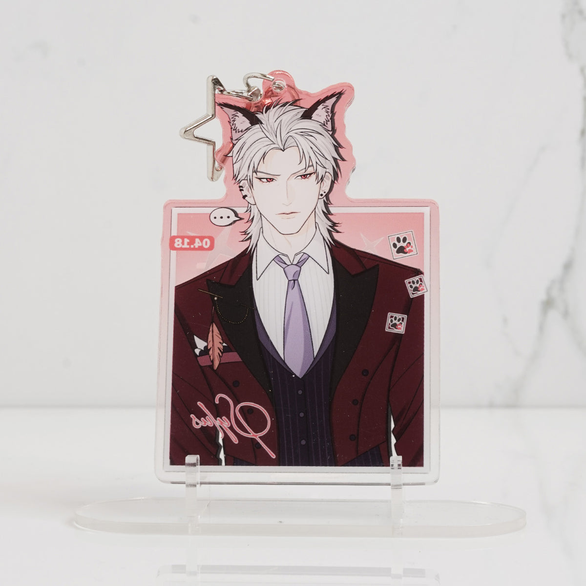 Love and Deepspace Acrylic Charms 'Yes, Cat Caretaker'