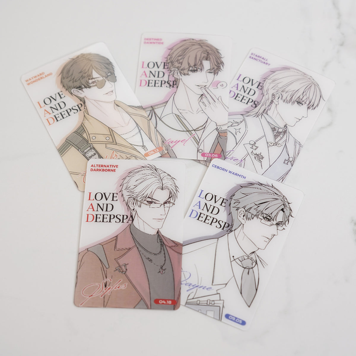 Love and Deepspace Lenticular Photocard Prints