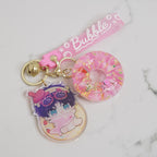 Love and Deepspace Liquid Bubbler Acrylic Charm with Jingle Wristlet | Pool Series