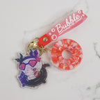 Love and Deepspace Liquid Bubbler Acrylic Charm with Jingle Wristlet | Pool Series