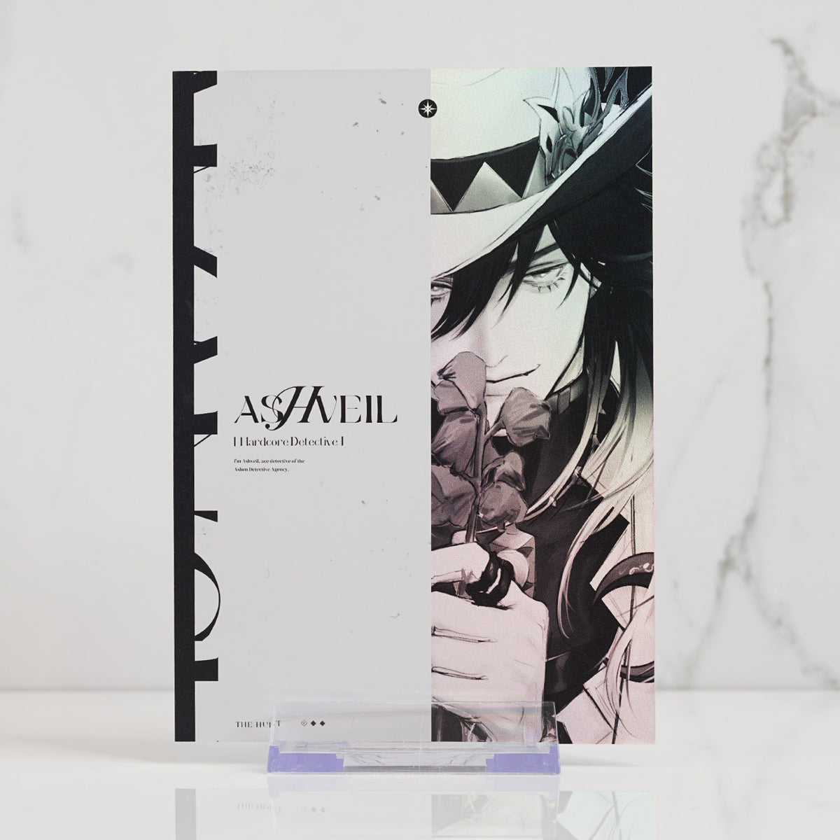 Ashveil Holographic Postcard Print 'Flowers'
