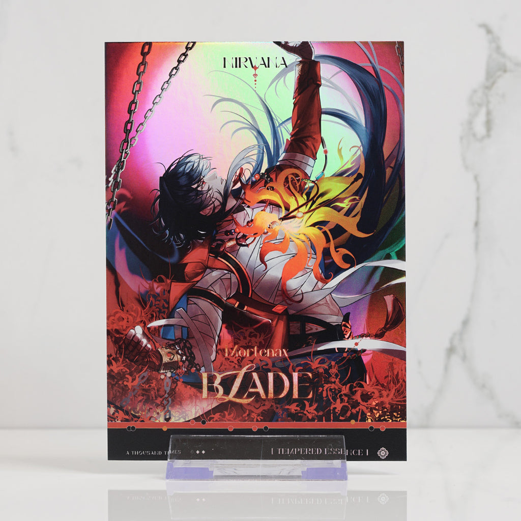 Blade Holographic Postcard Print