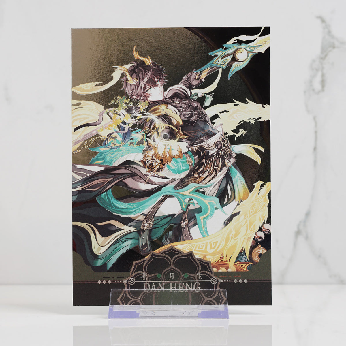 Dan Heng Permansor Terrae Foil Postcard Print 'Lunar Eternity'