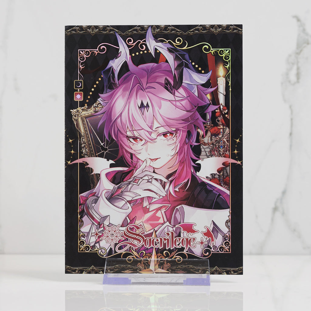 Genshin Impact Holographic Postcard Print | Sacrilege Series