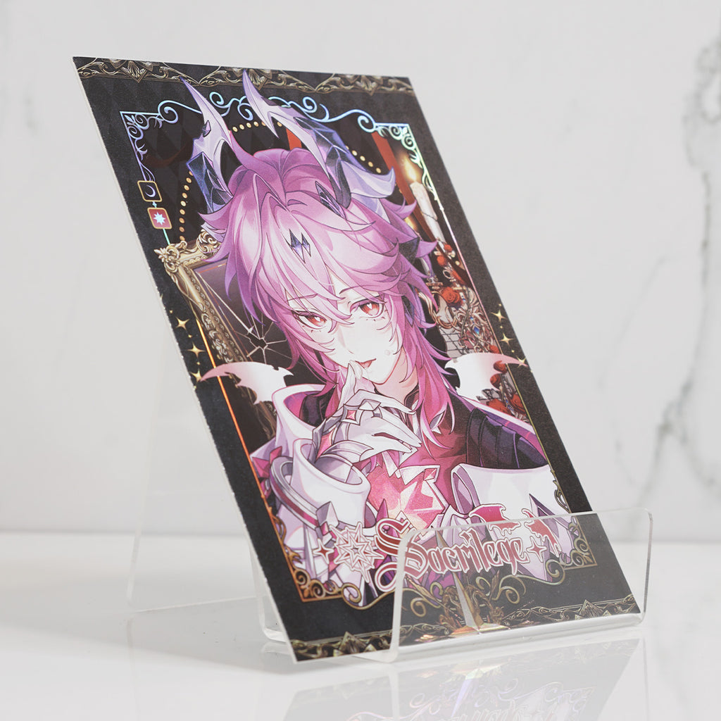Genshin Impact Holographic Postcard Print | Sacrilege Series