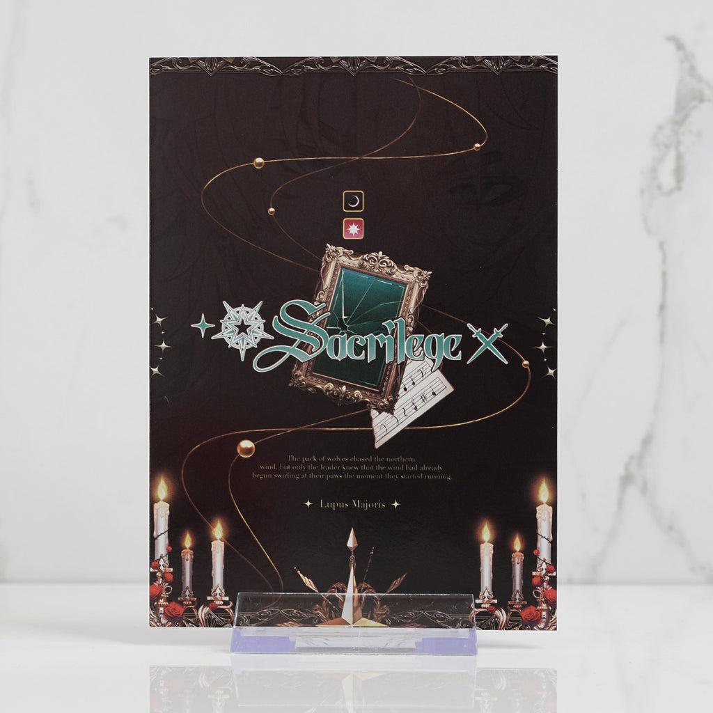Genshin Impact Holographic Postcard Print | Sacrilege Series