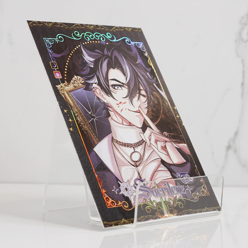 Genshin Impact Holographic Postcard Print | Sacrilege Series