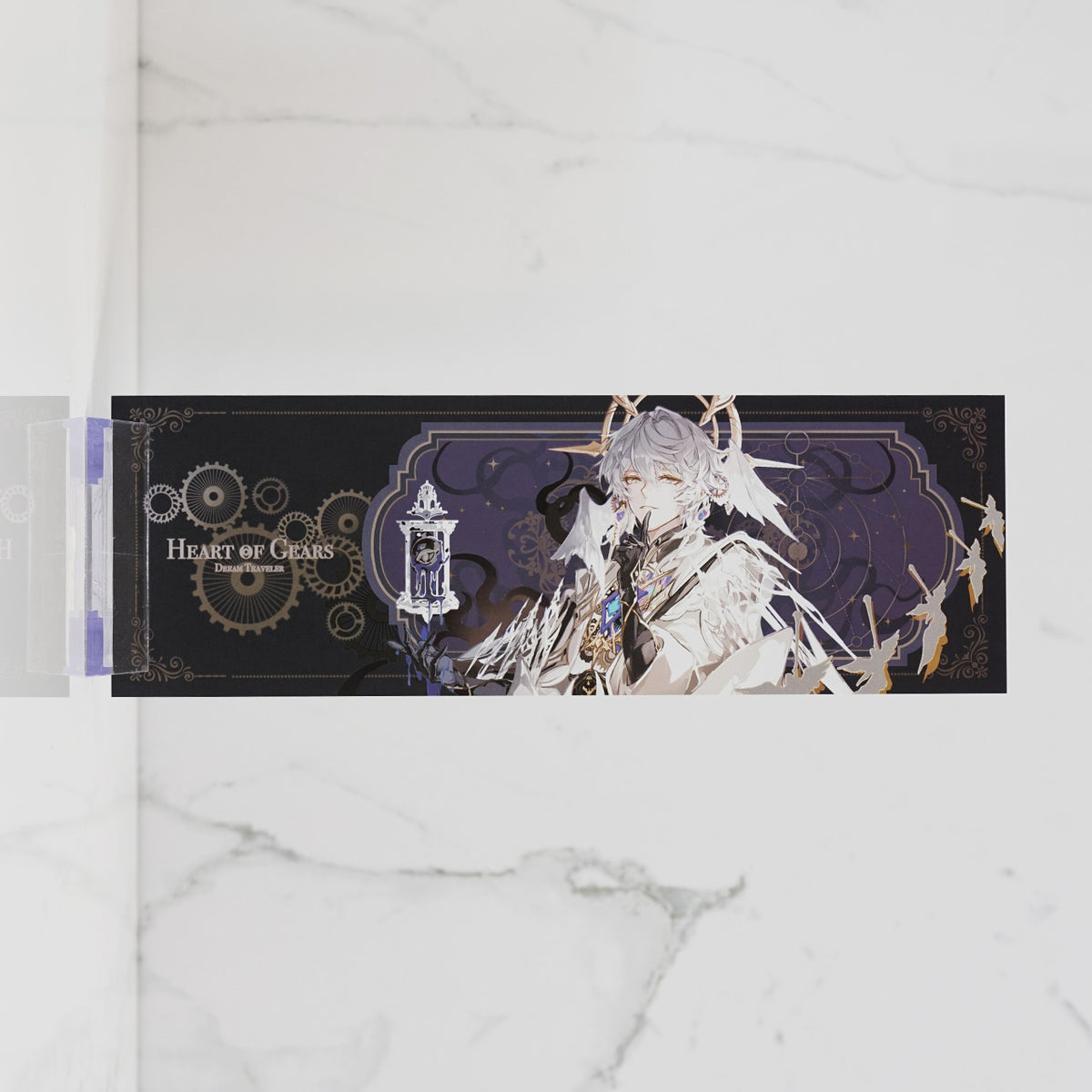 Sunday Holographic Foil Ticket Print 'Heart of Gears'
