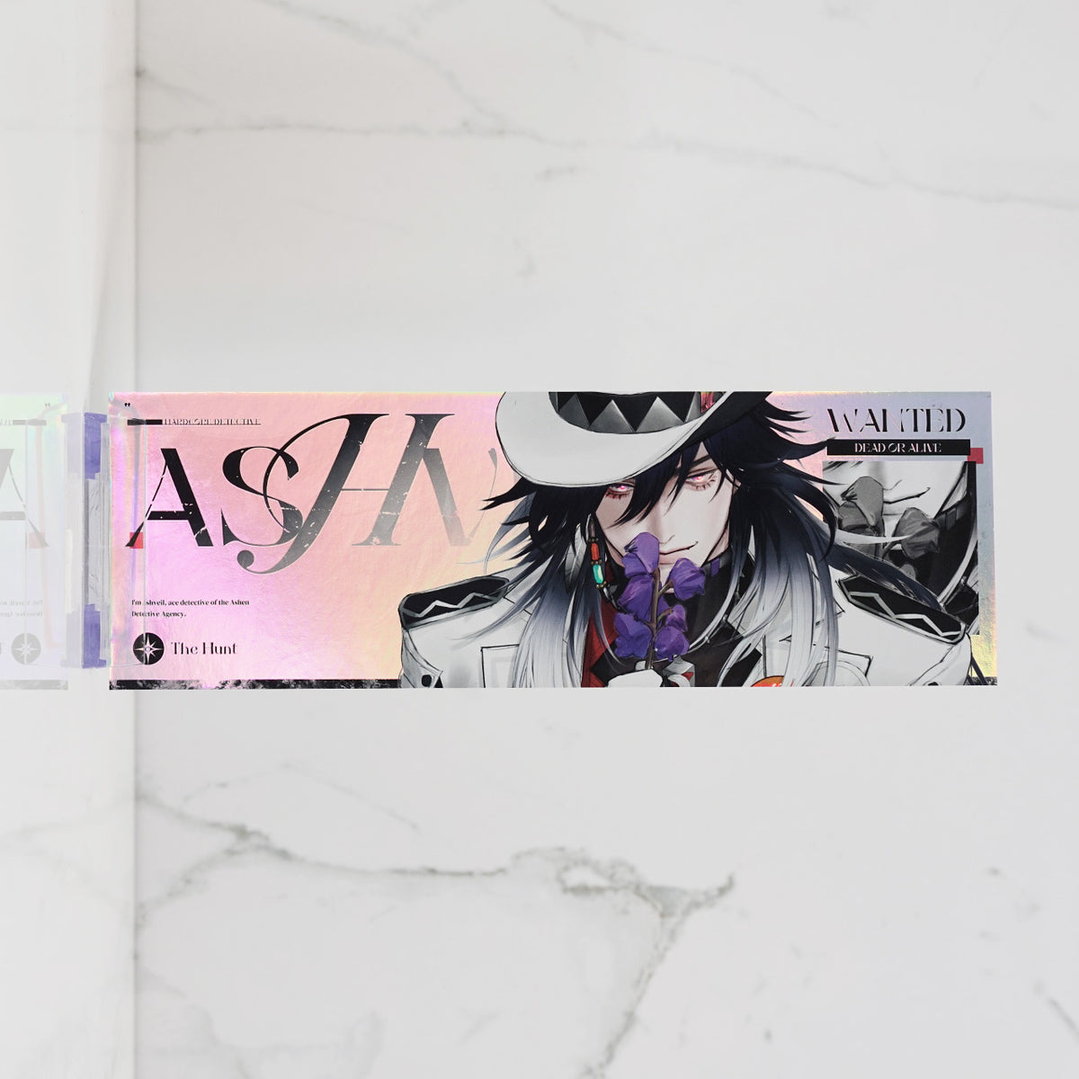 Ashveil Holographic Foil Ticket Print 'Flowers'
