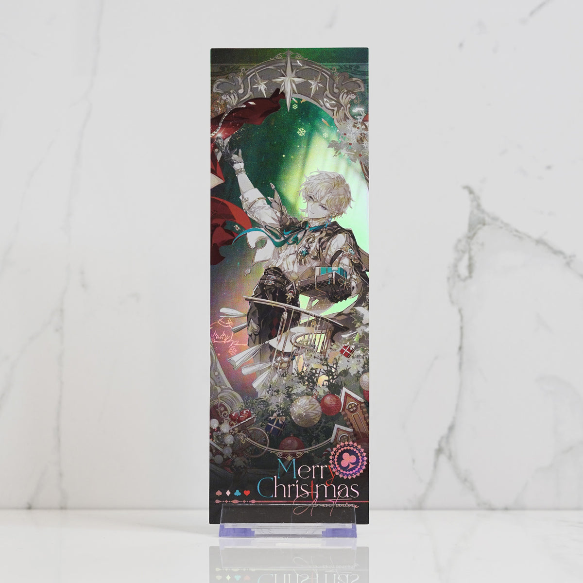 Aventurine Holographic Foil Ticket Print 'Christmas'