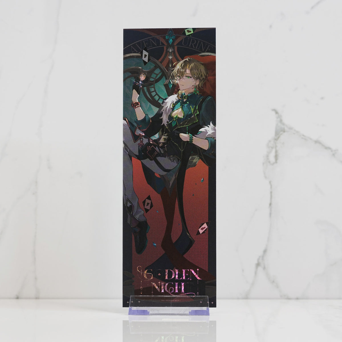 Aventurine Holographic Foil Ticket Print 'Golden Night'