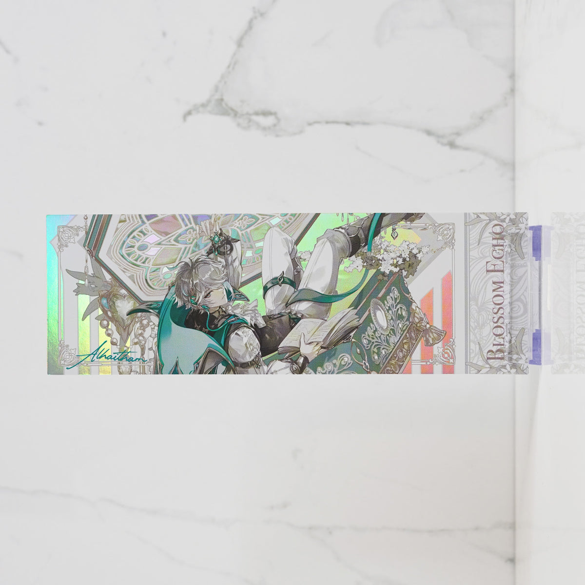 Alhaitham Holographic Foil Ticket Print 'Blossom Echo'