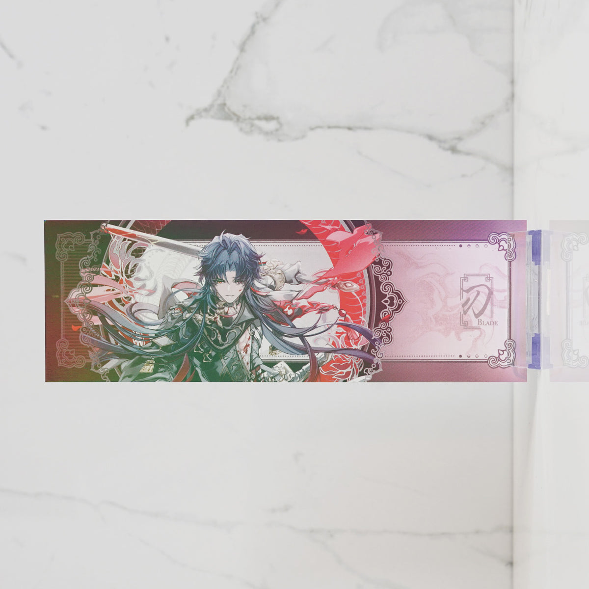 Blade Holographic Foil Ticket Print 'Crimson Landscape'