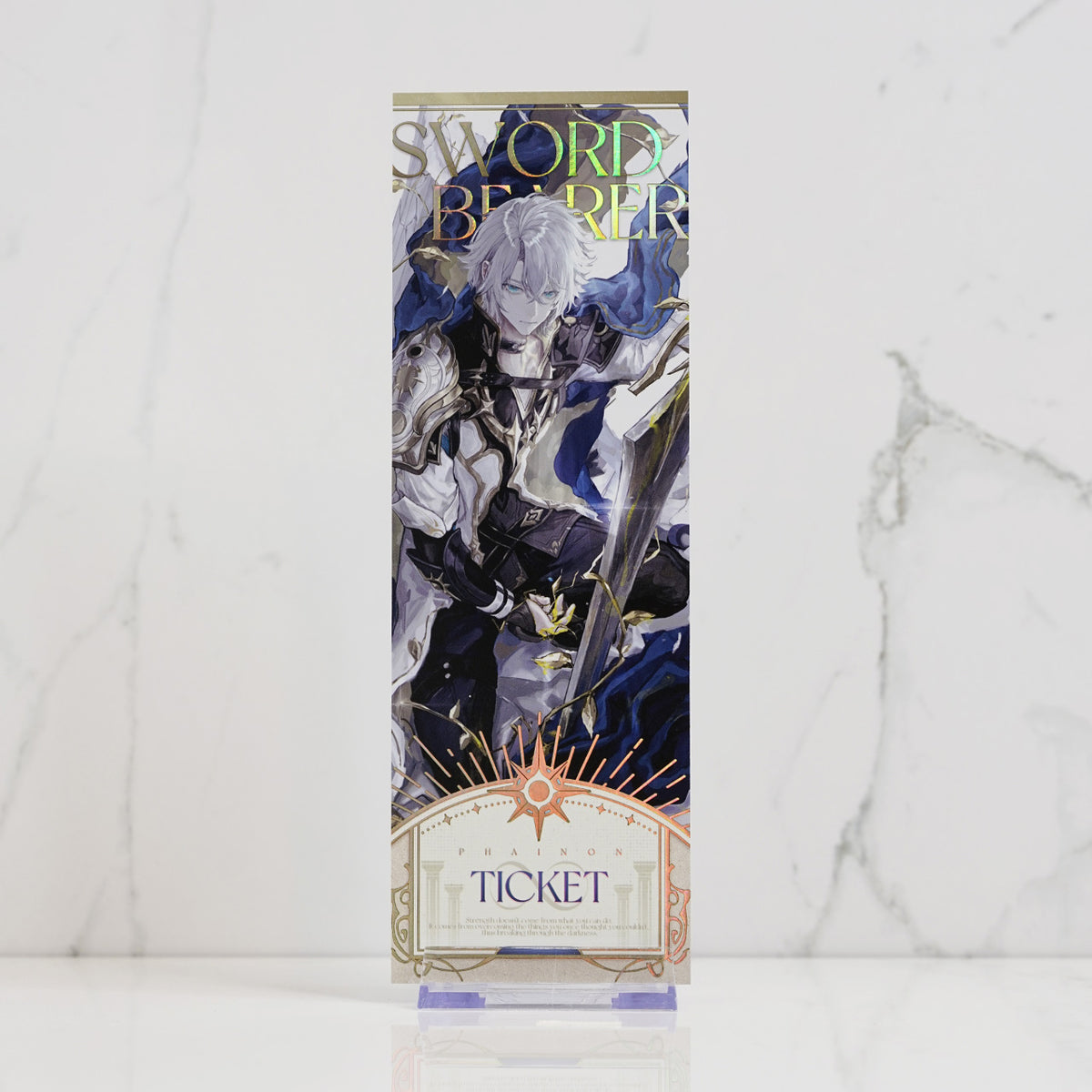 Phainon Holographic Foil Ticket Print 'Swordbearer'