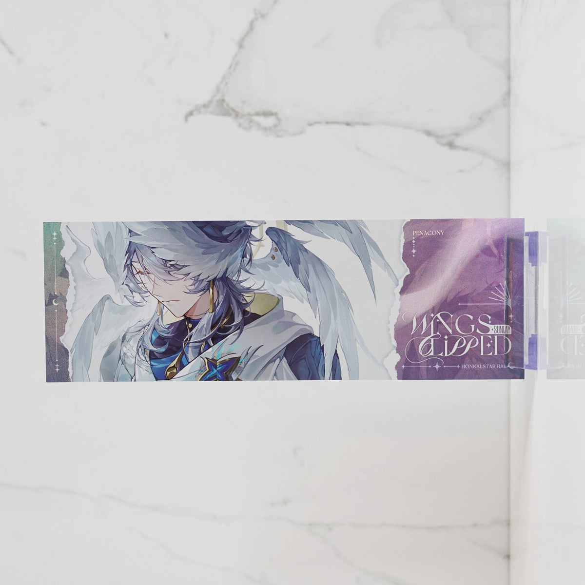 Sunday Holographic Foil Ticket Print 'Wings Clipped'