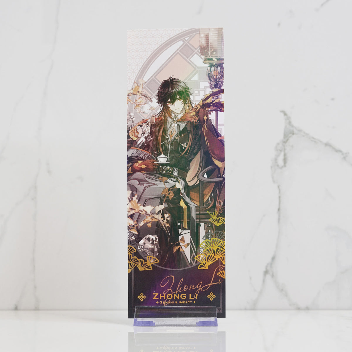 Zhongli Holographic Foil Ticket Print 'Throne'