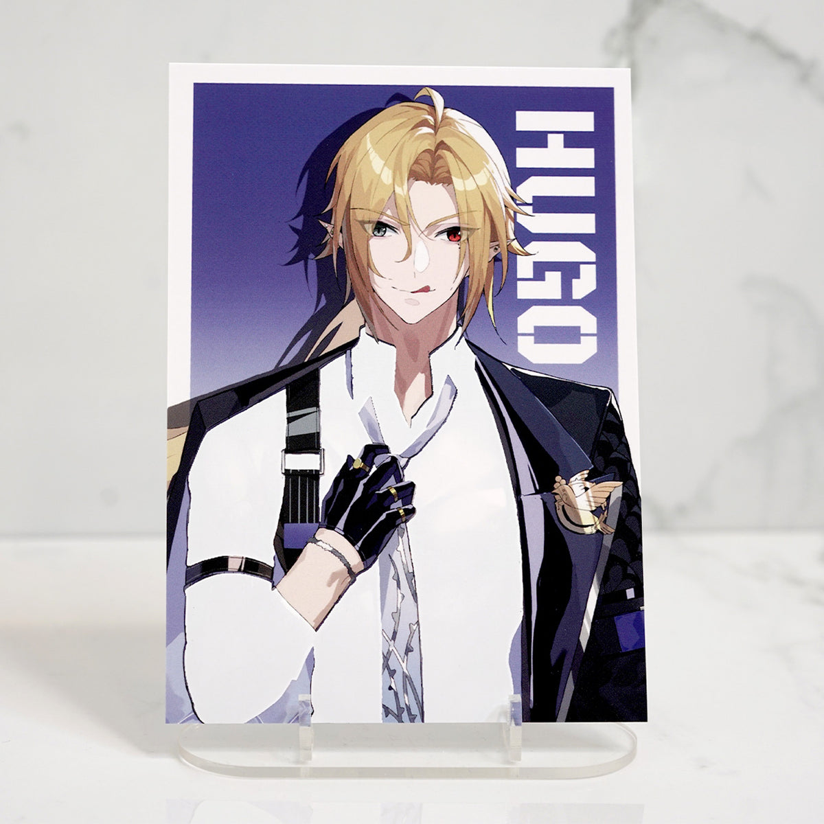 Hugo Liquid Reactive Postcard Print