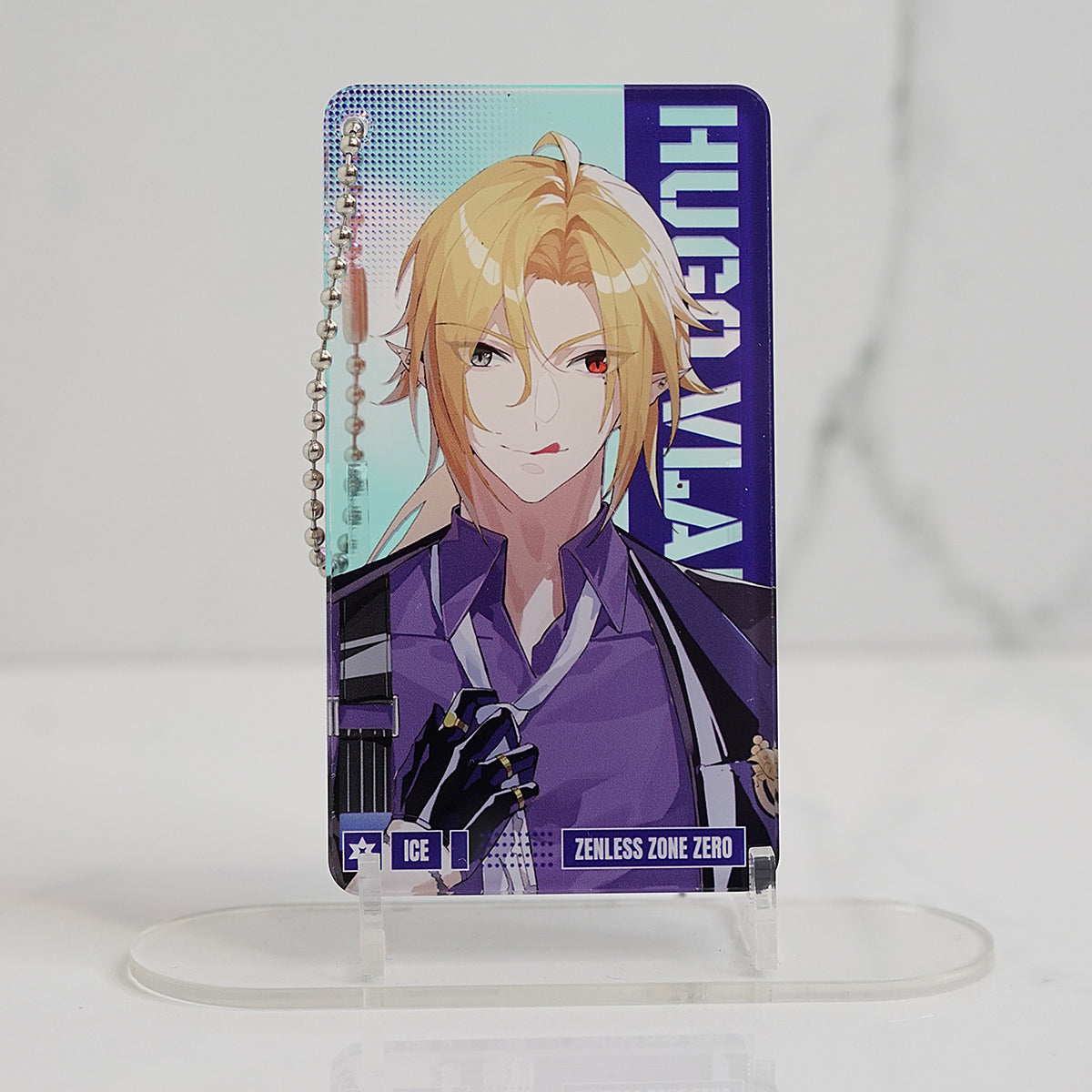 Hugo Rainbow Acrylic Charm