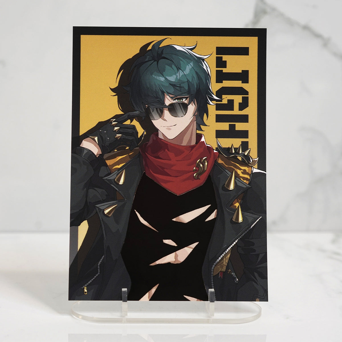 Lighter Heat Reactive Postcard Print
