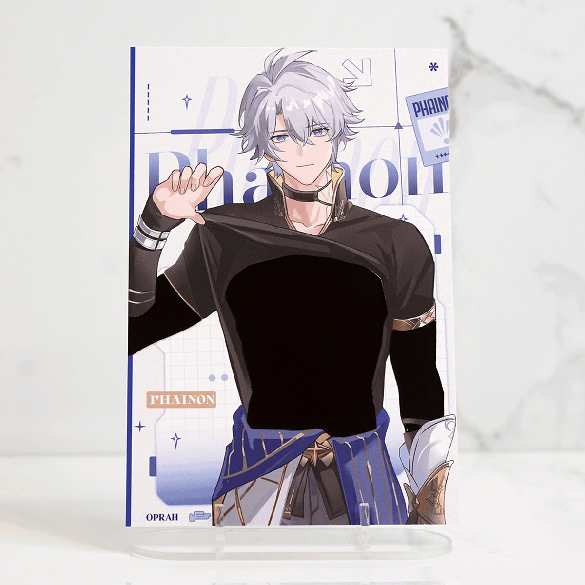 Phainon Heat Reactive Postcard Print