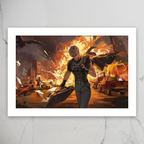 Sylus 11x17" Poster Wall Art Foil Print 'Blast Dogma'